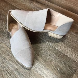 Designer inspired taupe cut out flats!